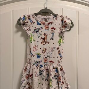 Scoots Toy Story Round Up Twirl Bodysuit Dress - Multicolor